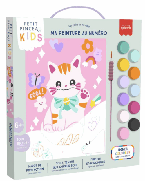 La Petite Epicerie Ζωγραφική με αριθμούς για παιδιά Maneki Neko